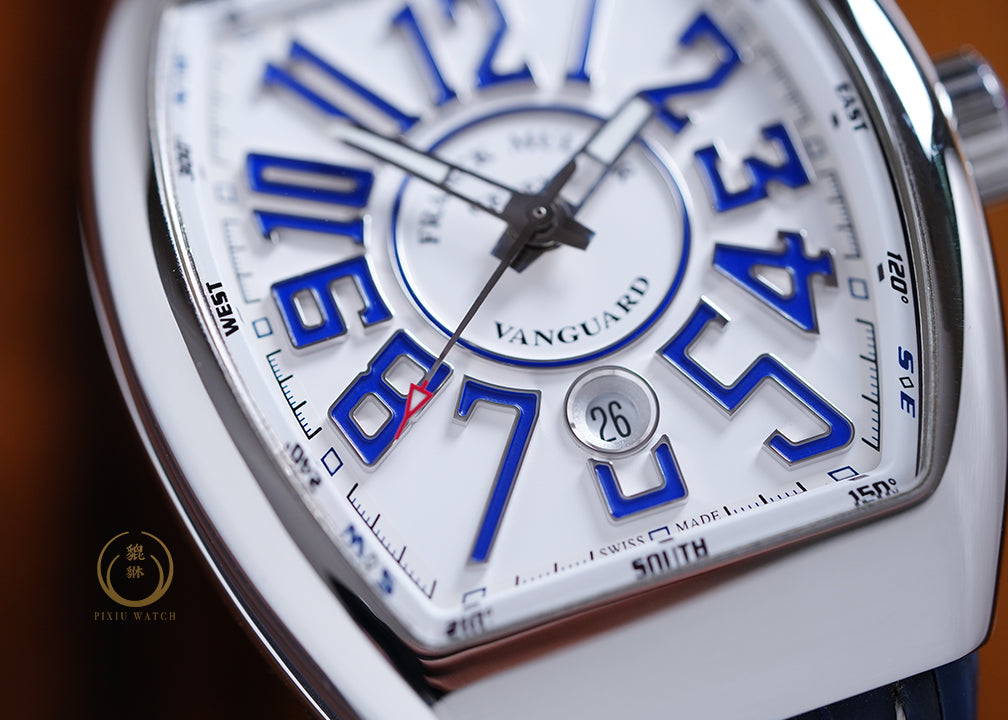 Franck Muller Vanguard V 45 White and Blue