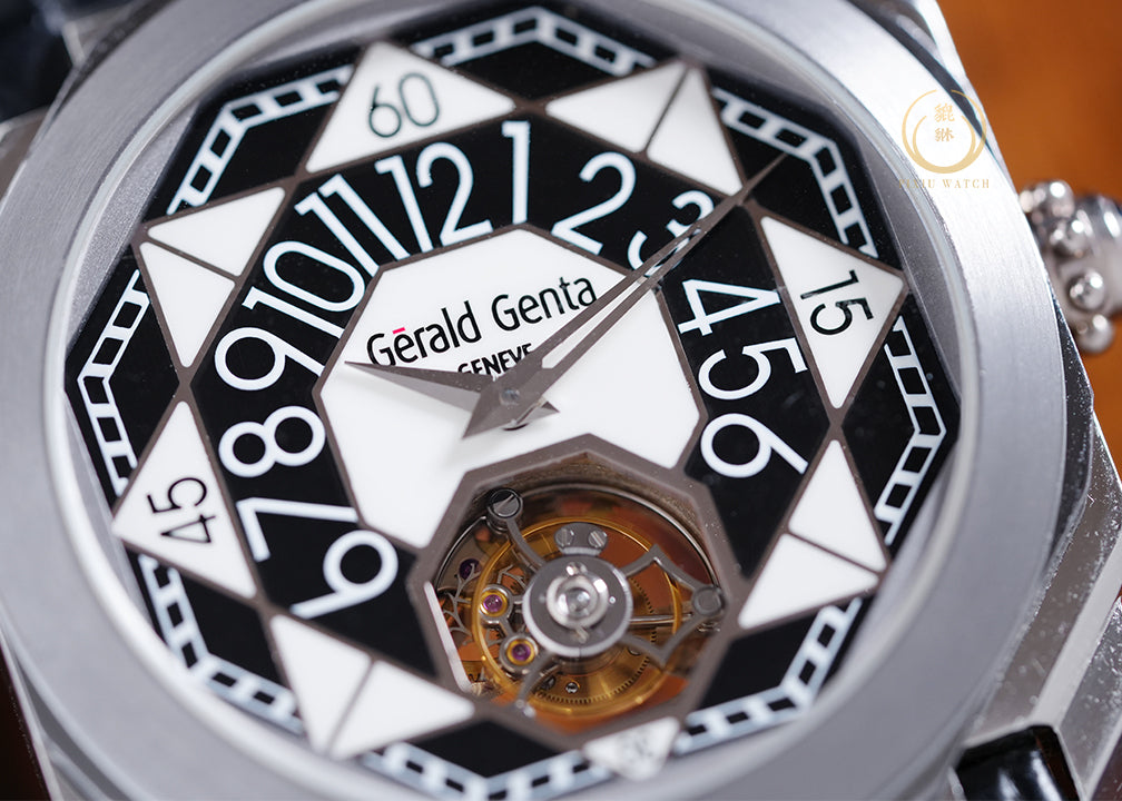 Gerald Genta Tourbillon Retrograde Pt950