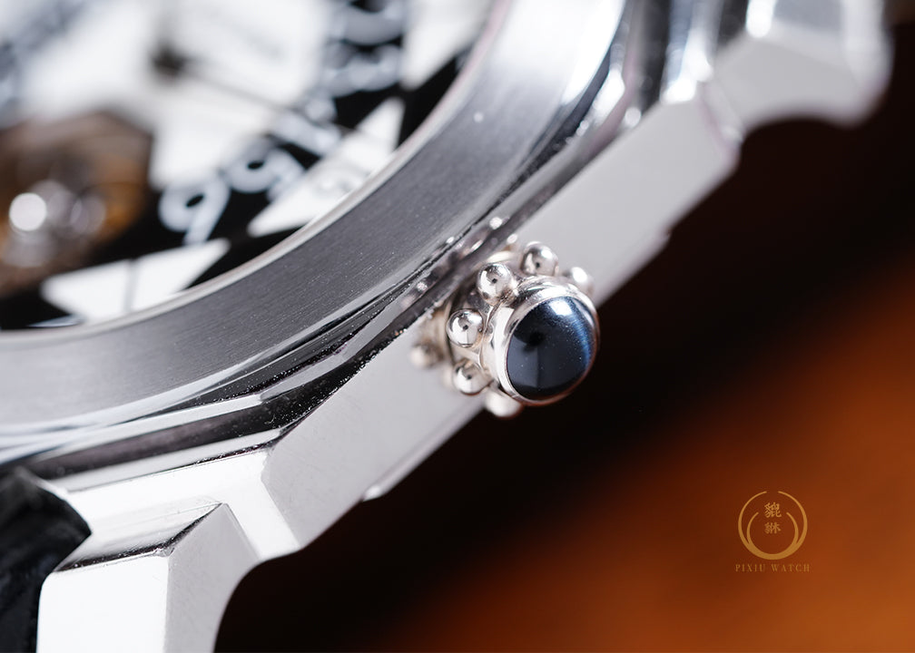 Gerald Genta Tourbillon Retrograde Pt950