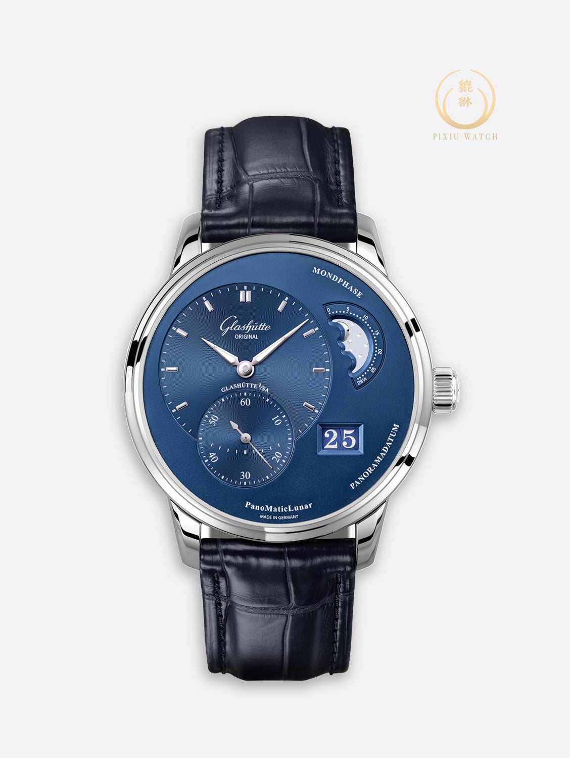 Glashutte Original PanoMaticLunar Blue