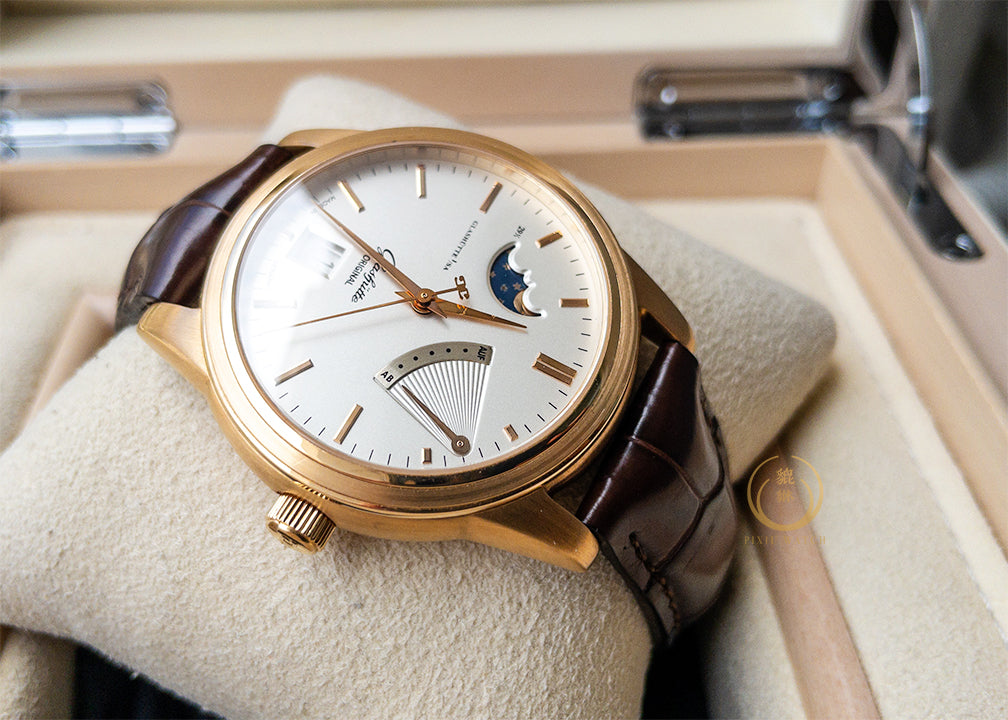 Glashutte Original Senator Moonphase Gold