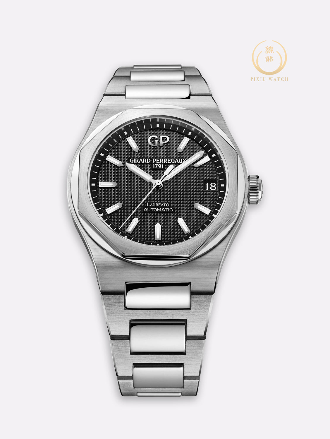 Girard-Perregaux Laureato Black Clous de Paris
