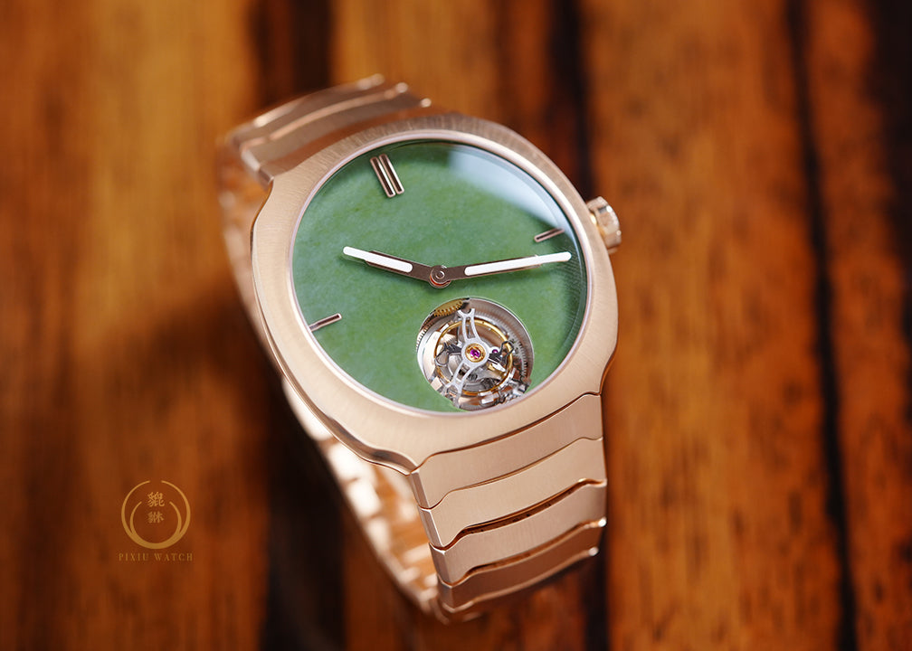 H. Moser Streamliner Tourbillon Wyoming Jade