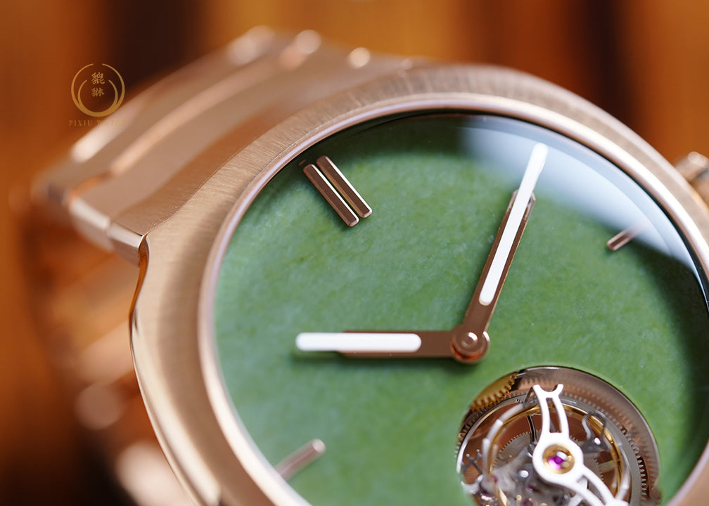 H. Moser Streamliner Tourbillon Wyoming Jade