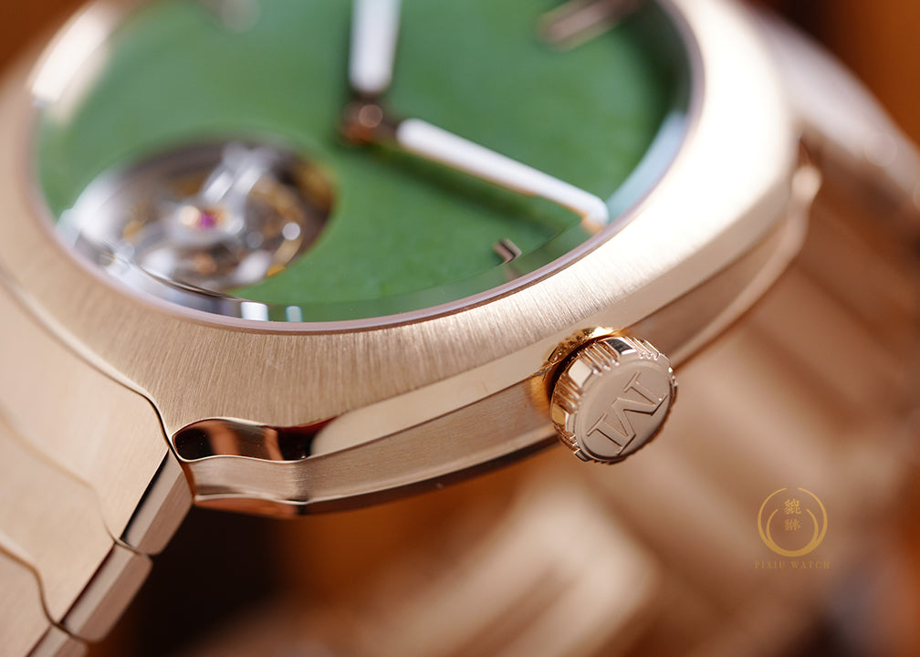 H. Moser Streamliner Tourbillon Wyoming Jade