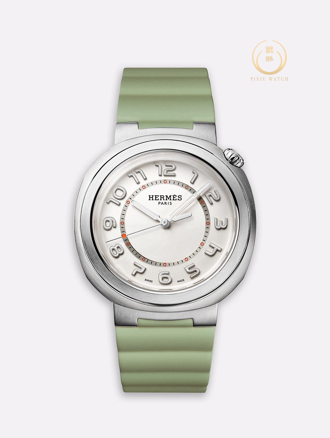 “ของใหม่” Hermes Cut Vert Criquet Strap
