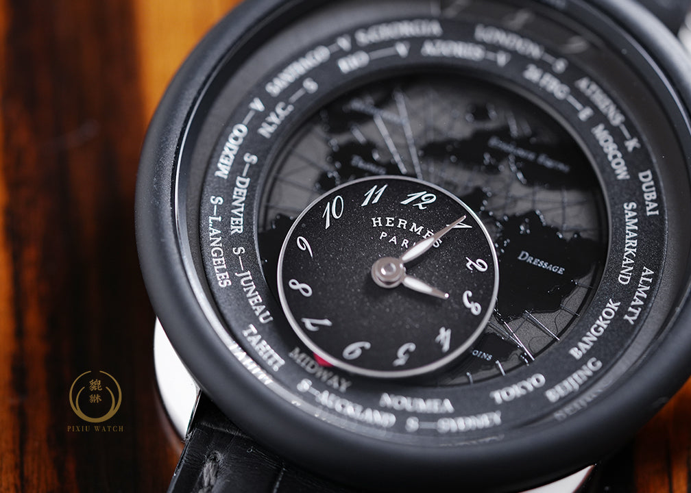 Hermes Le Temps Voyageur Pt/Ti