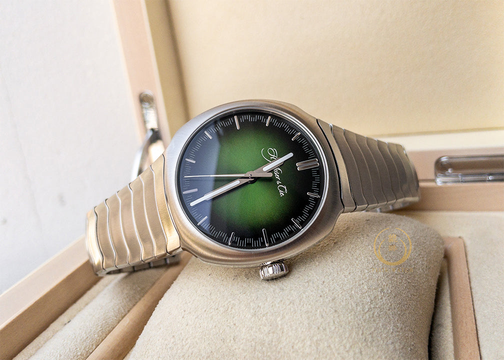 H. Moser & Cie. Streamliner Matrix Green