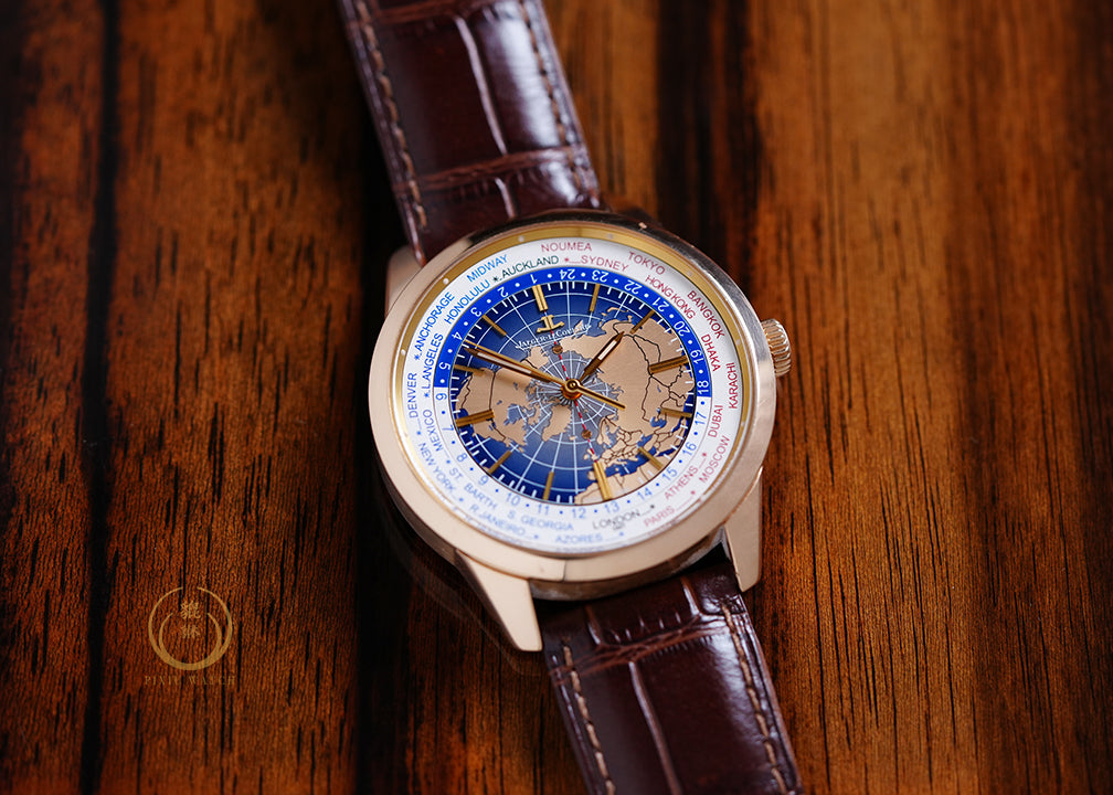 JLC Geophysic Universal Time Pink Gold
