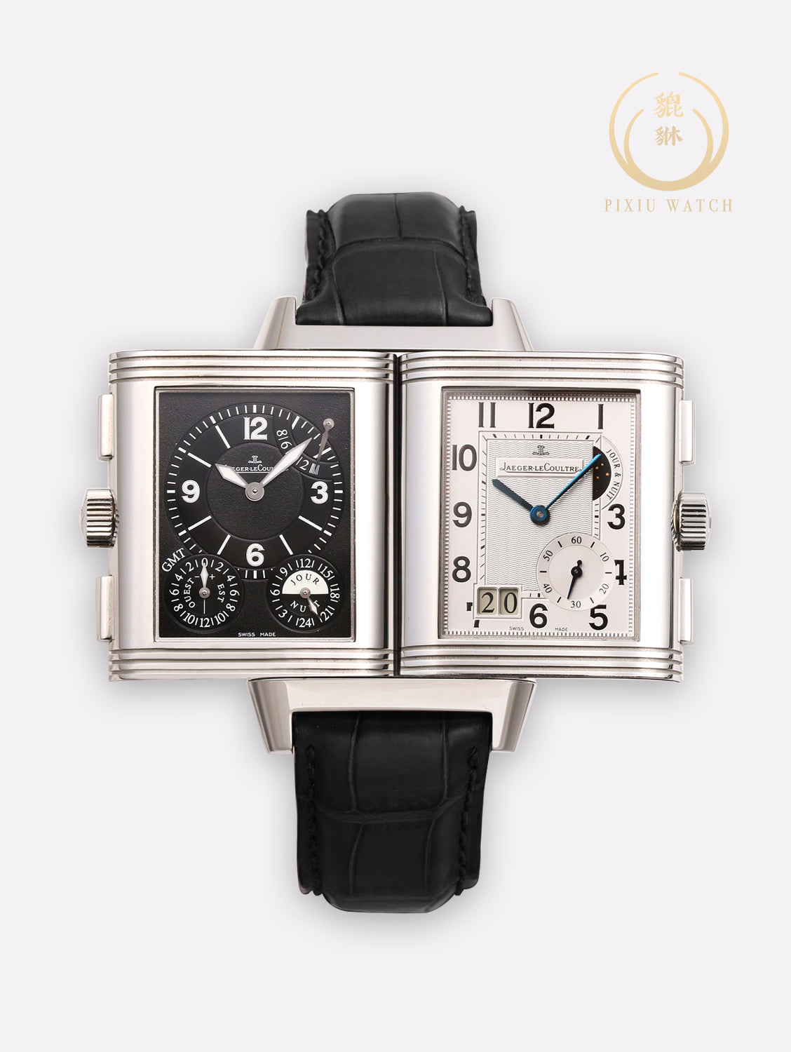 JLC Reverso Duoface Date GMT 8 Days