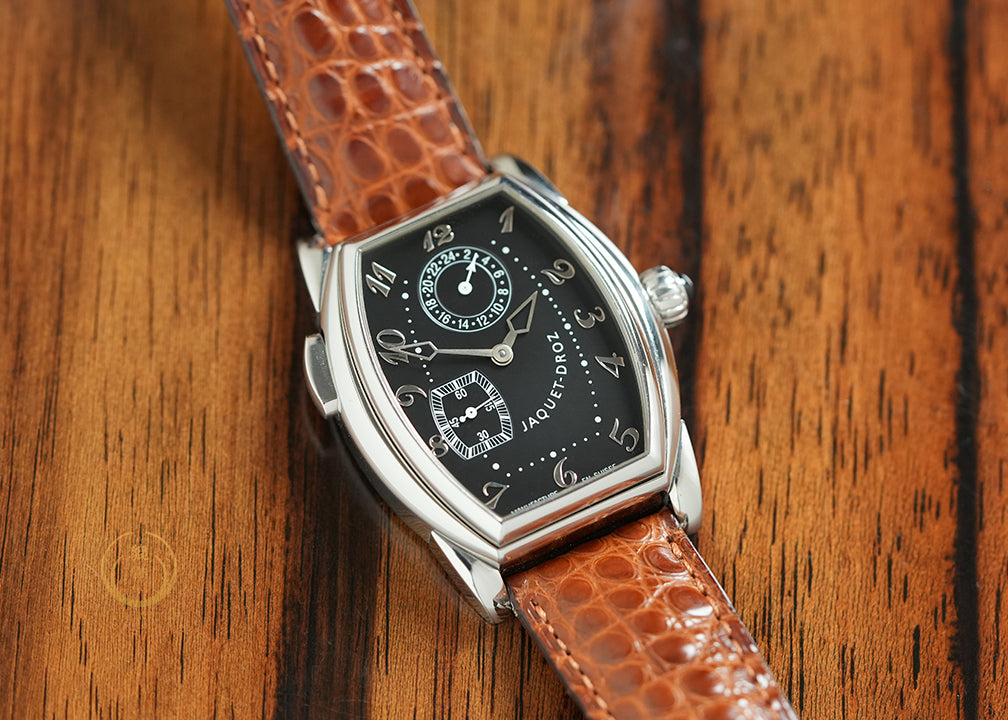 Jaquet Droz Tonneau GMT Steel