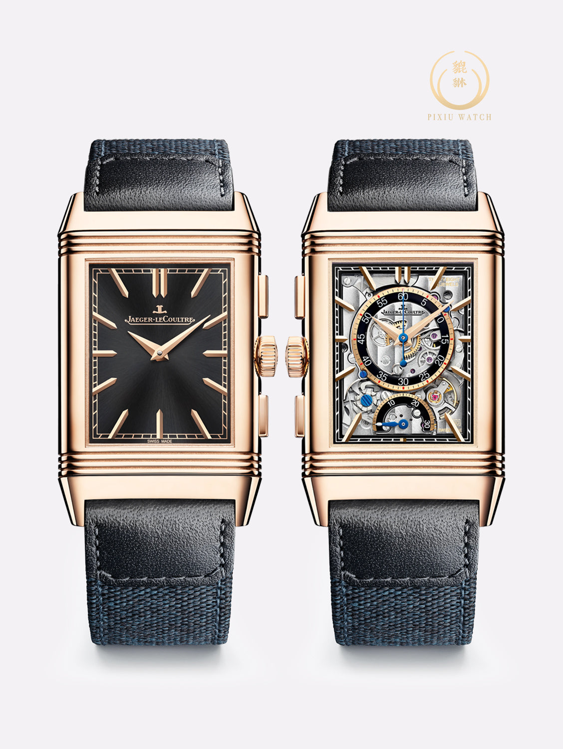 Jaeger Reverso Tribute Chronograph Pink Gold