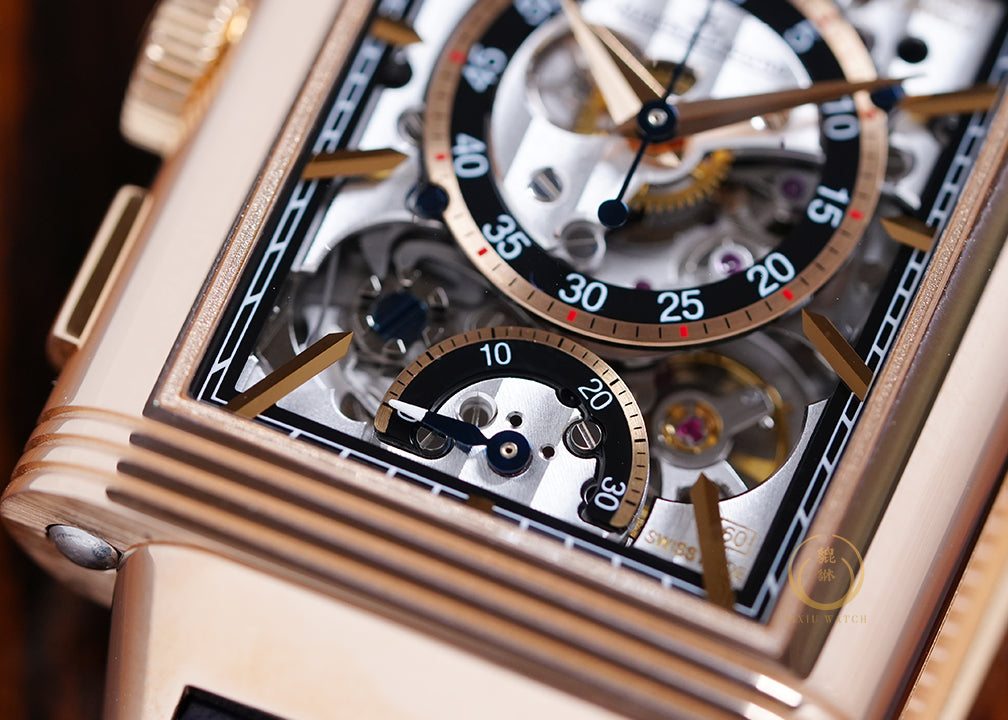 Jaeger Reverso Tribute Chronograph Pink Gold