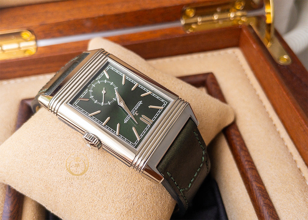 JLC Reverso Tribute Monoface Deep Green