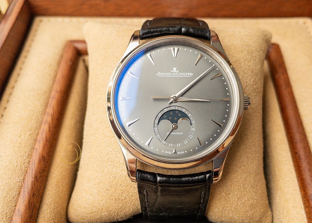 JLC Ultra Thin Moon White Gold