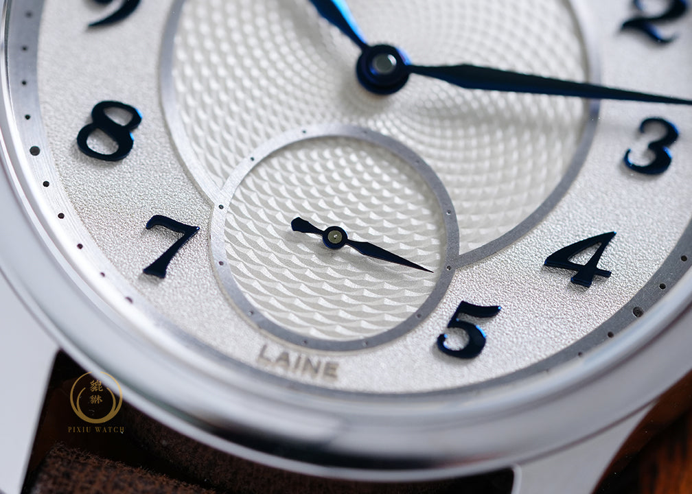 Laine V38 Frosted Center Guilloche