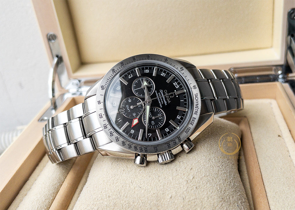 Omega Speedmaster Broad Arrow GMT