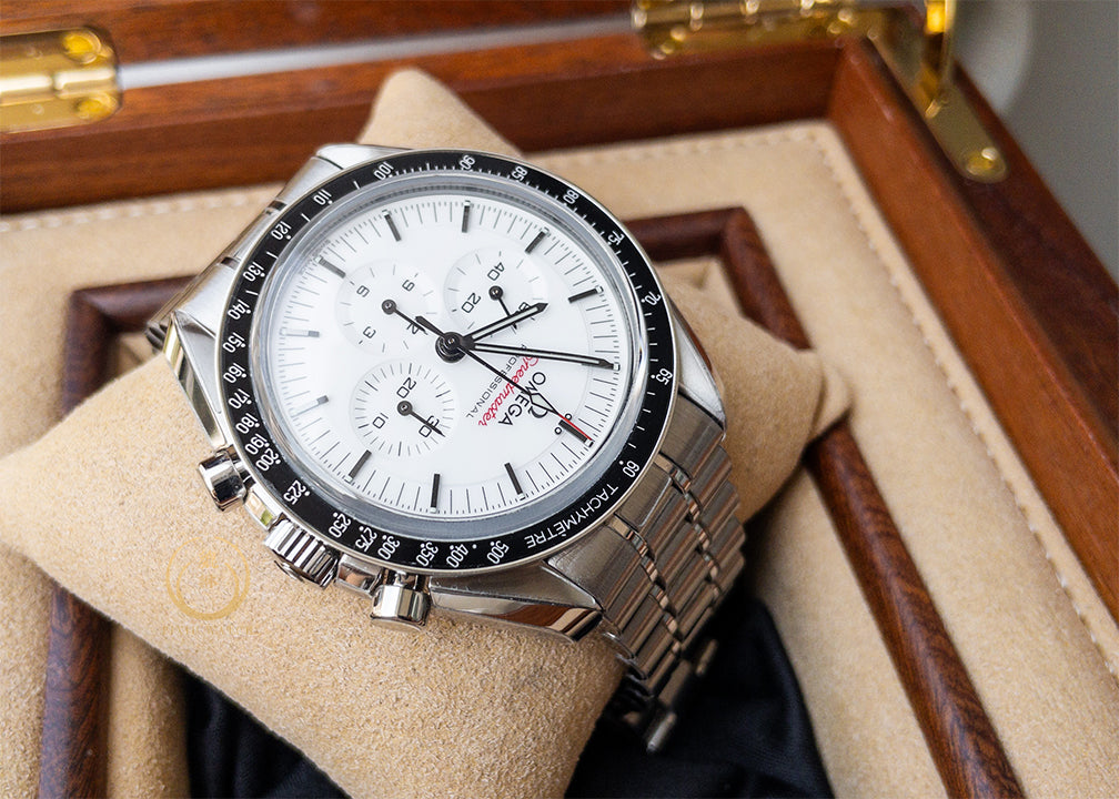 Omega Speedmaster Moonwatch White Dial