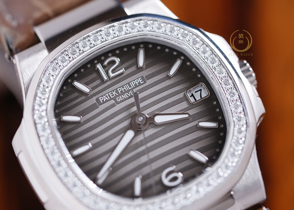 Patek Nautilus Smoke Gray White Gold 7010G-012