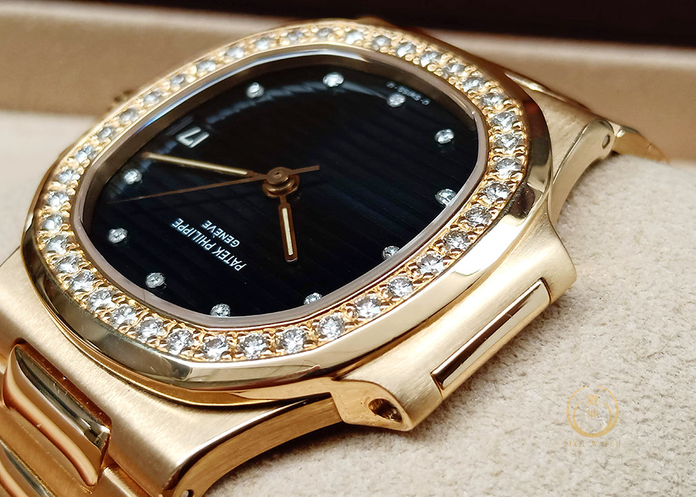 Patek Phillipe 3800/3j Nautilus Full Gold Original Diamond