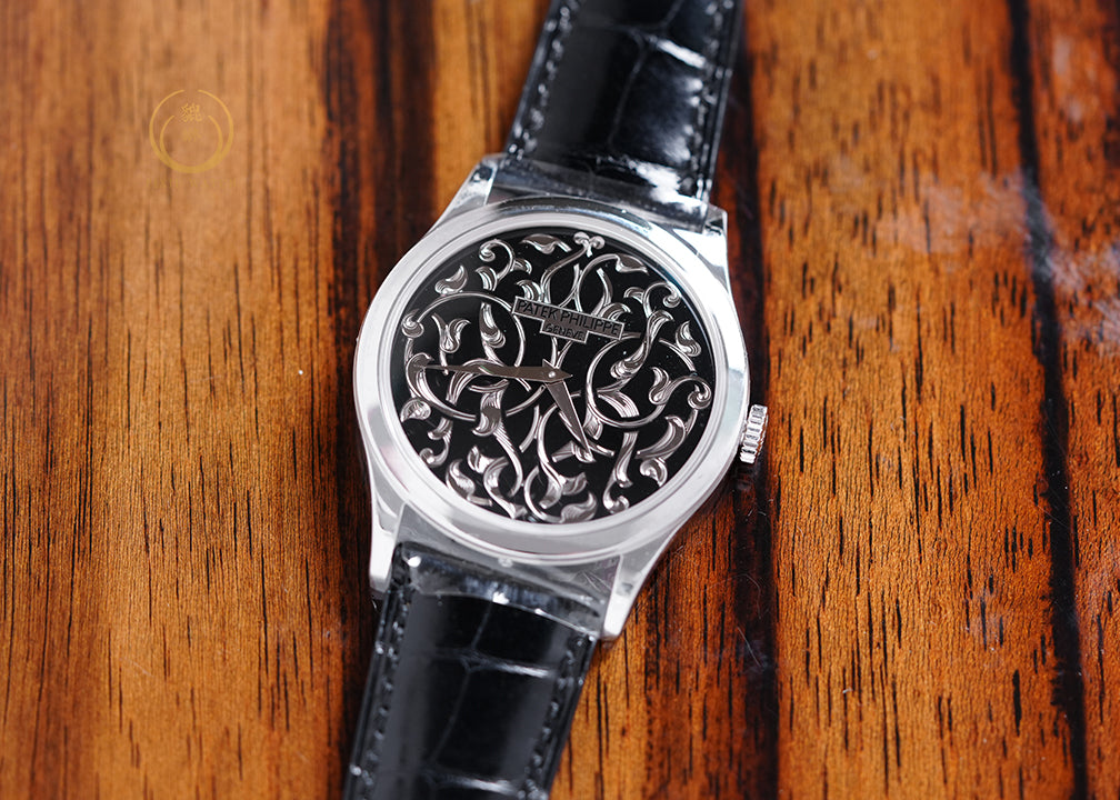 “NOS” Patek Rare Handcrafts Platinum