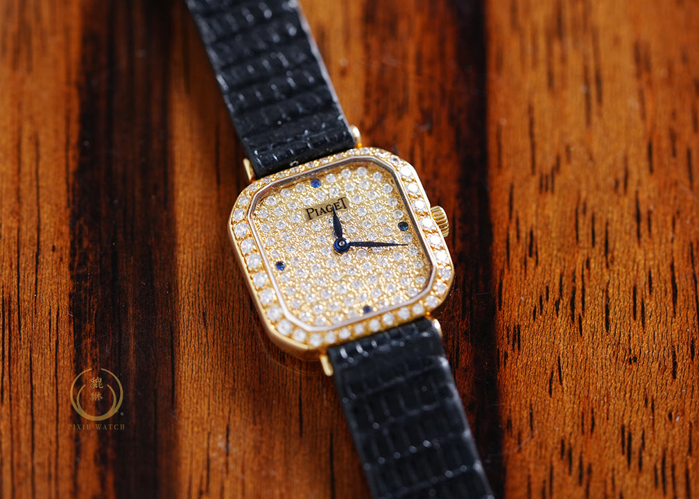 Piaget Quartz Diamonds Dial Yellow Gold