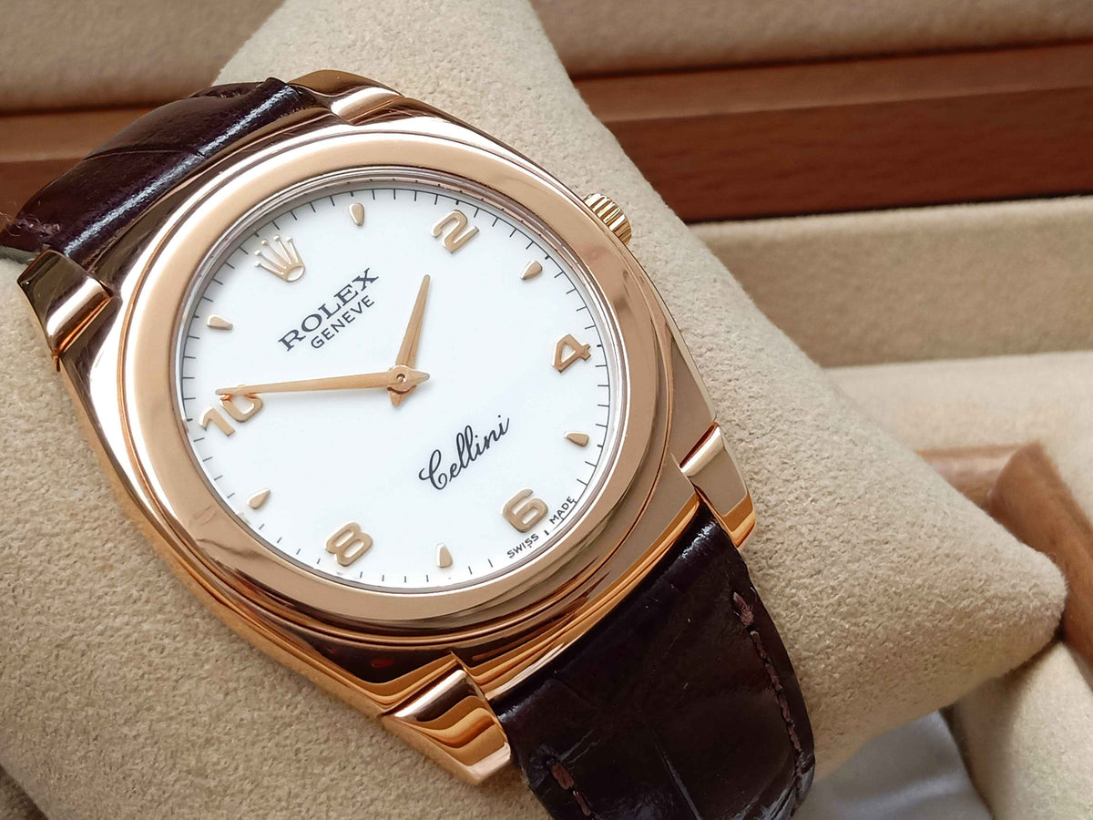 Rolex Cellini Cestello 18K Rose Gold
