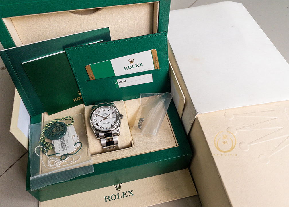 Rolex Datejust 116200 White Dial