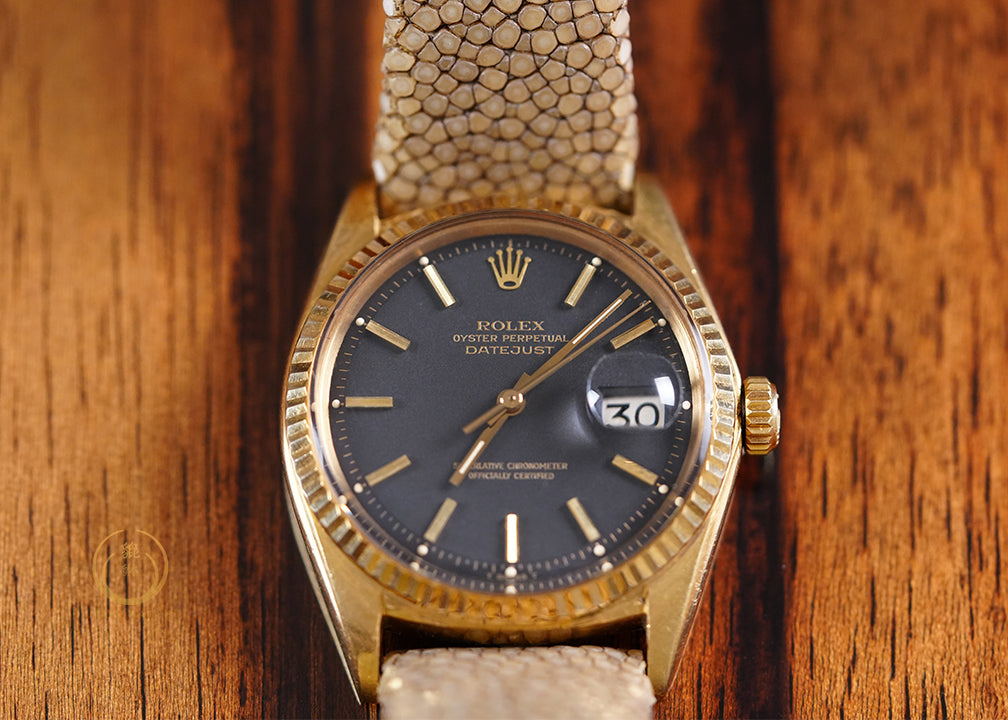 Rolex Datejust 1601 Black Pie-pan