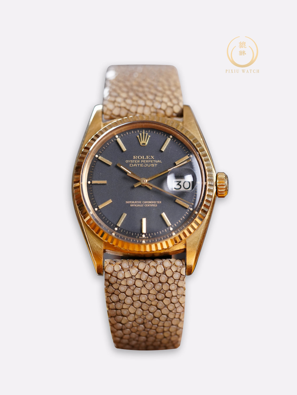 Rolex Datejust 1601 Black Pie-pan