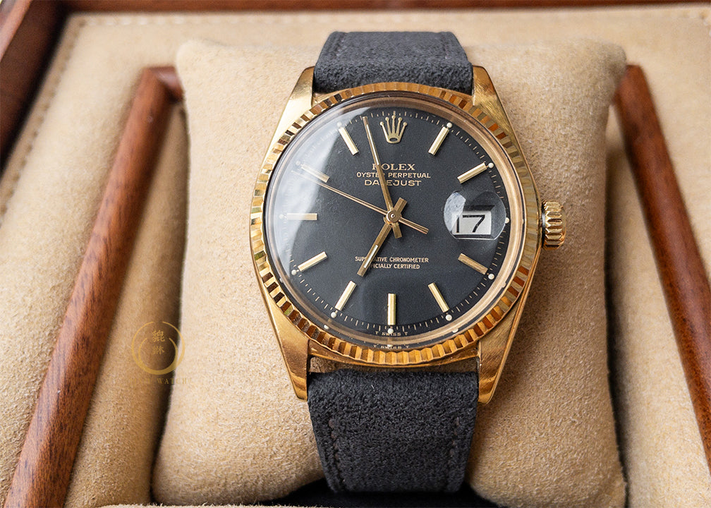 Rolex Datejust 1601 Black Pie-pan