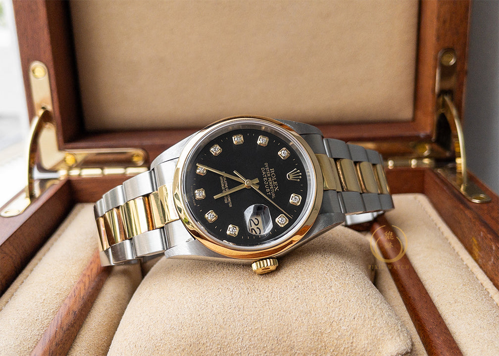 Rolex Datejust 16203 Two Tone Diamond