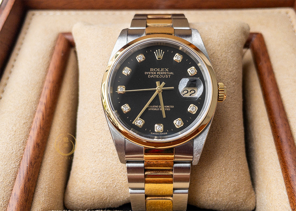 Rolex Datejust 16203 Two Tone Diamond