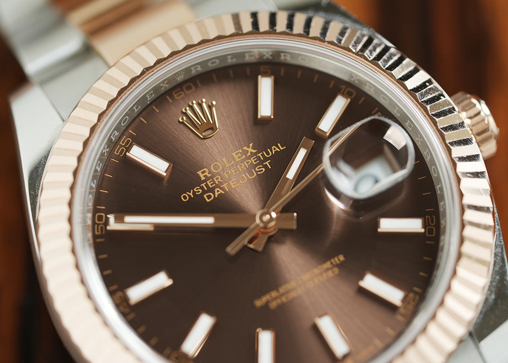 Rolex Datejust 41 Two-tone Chocolate Dial