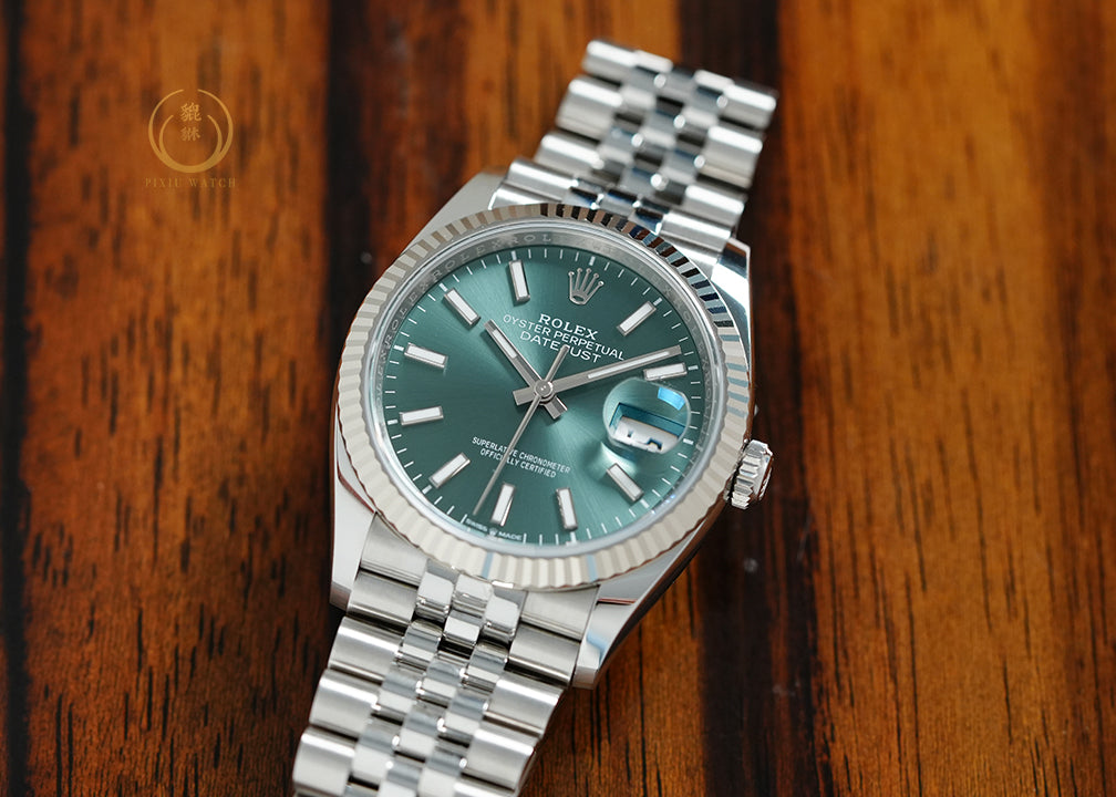 Rolex Datejust Mint Green Dial 126234