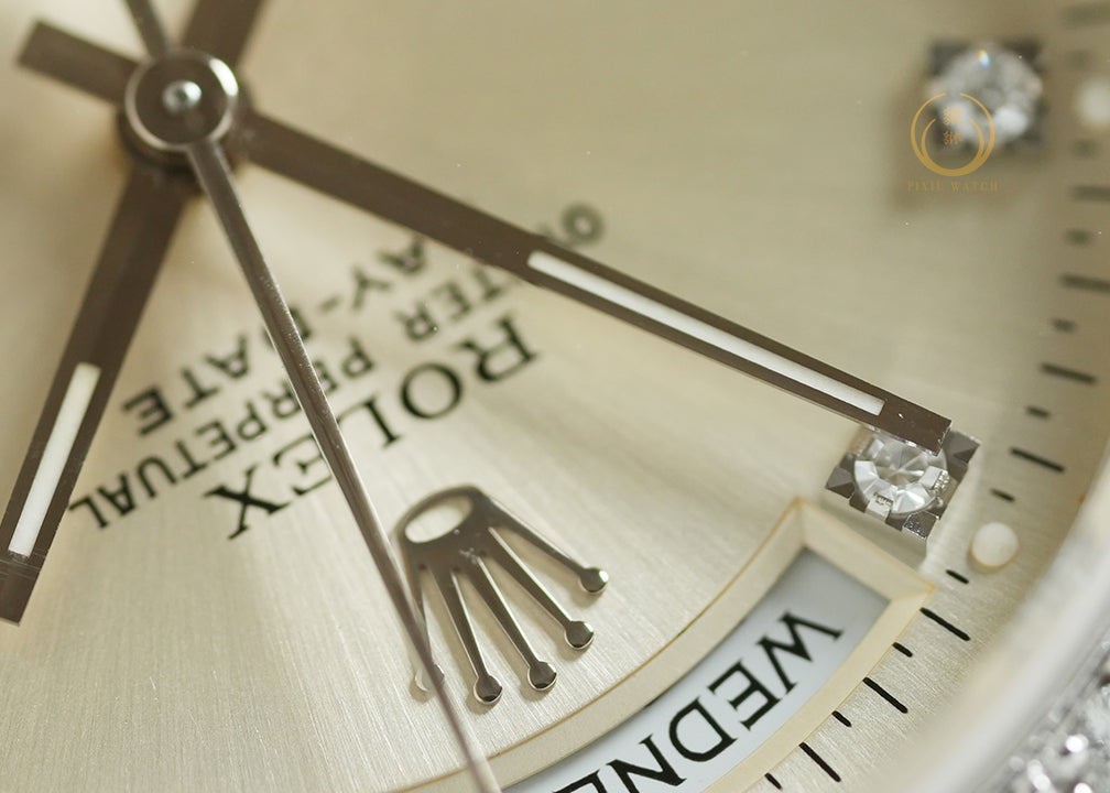 Rolex Day-Date 36 Full White Gold 18349
