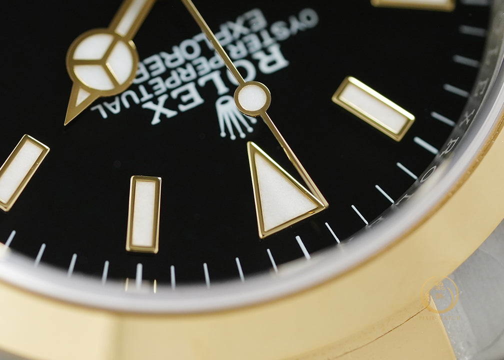 Rolex Explorer 36 Two-tone 124273