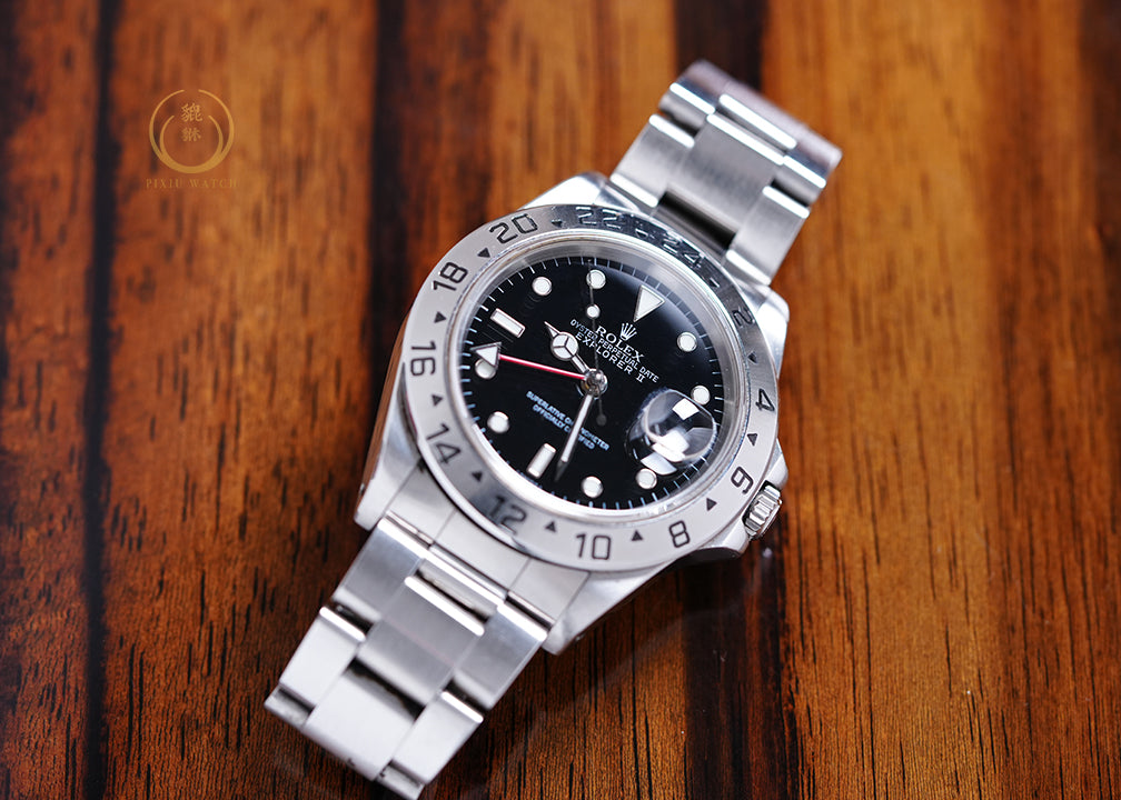 Rolex Explorer II 16570 Black Series A