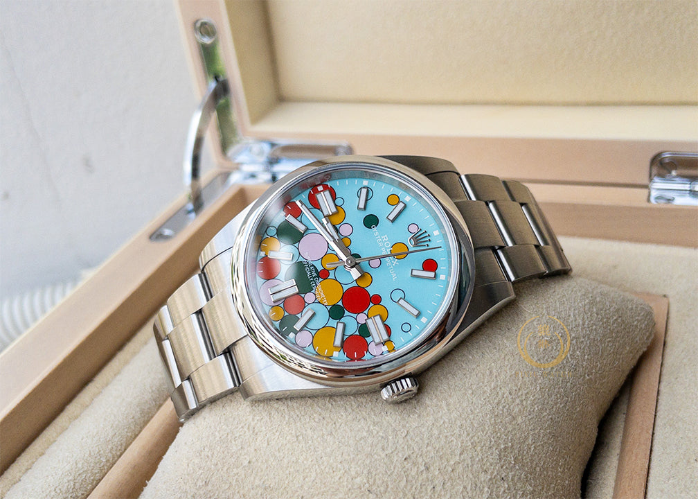 Rolex OP 124300 Blue Celebration