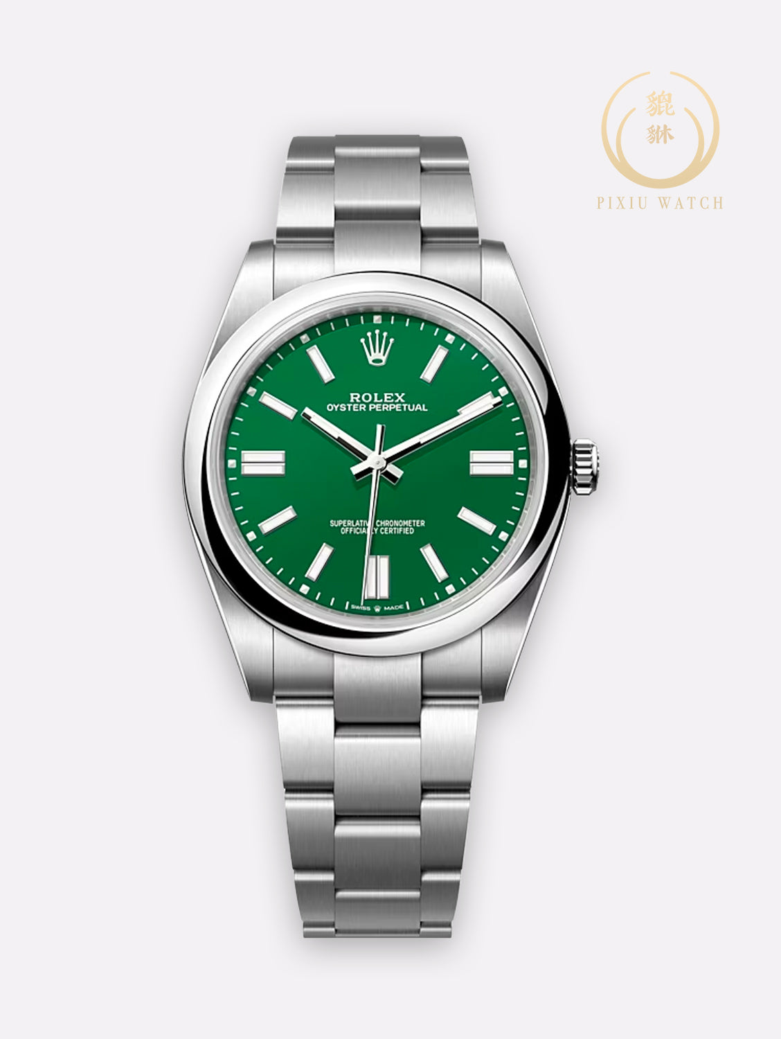 Rolex OP 41 Green Dial 124300