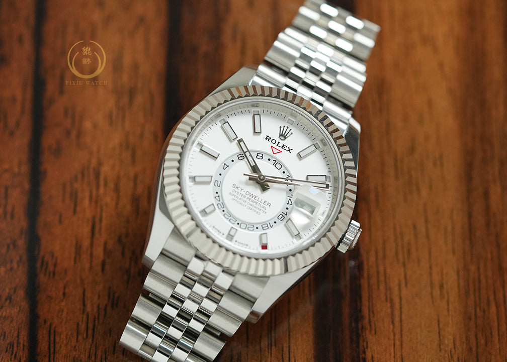 Rolex Sky-Dweller White Rolesor 336934