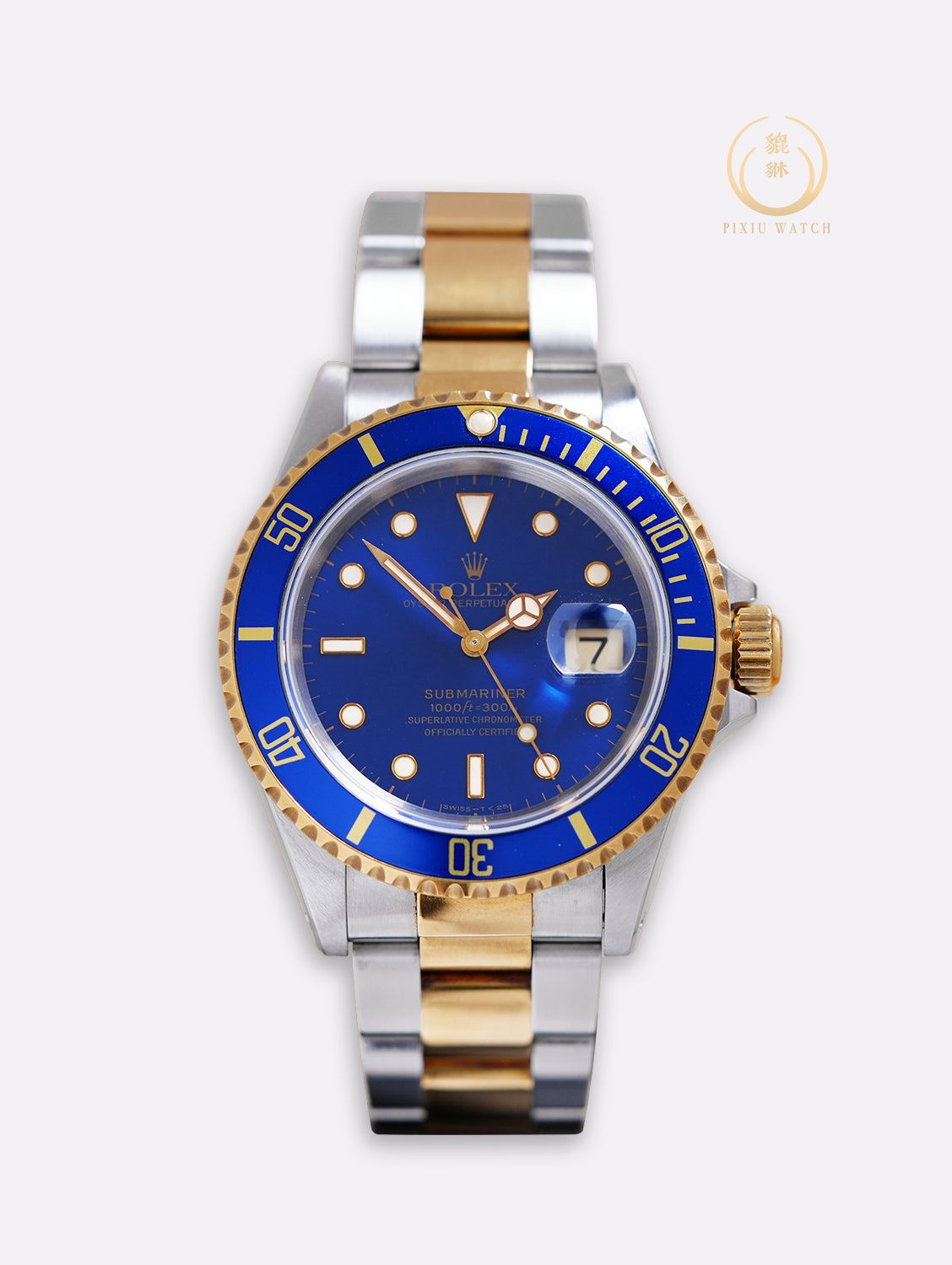 Rolex Sub Date Blue Tritium 16613