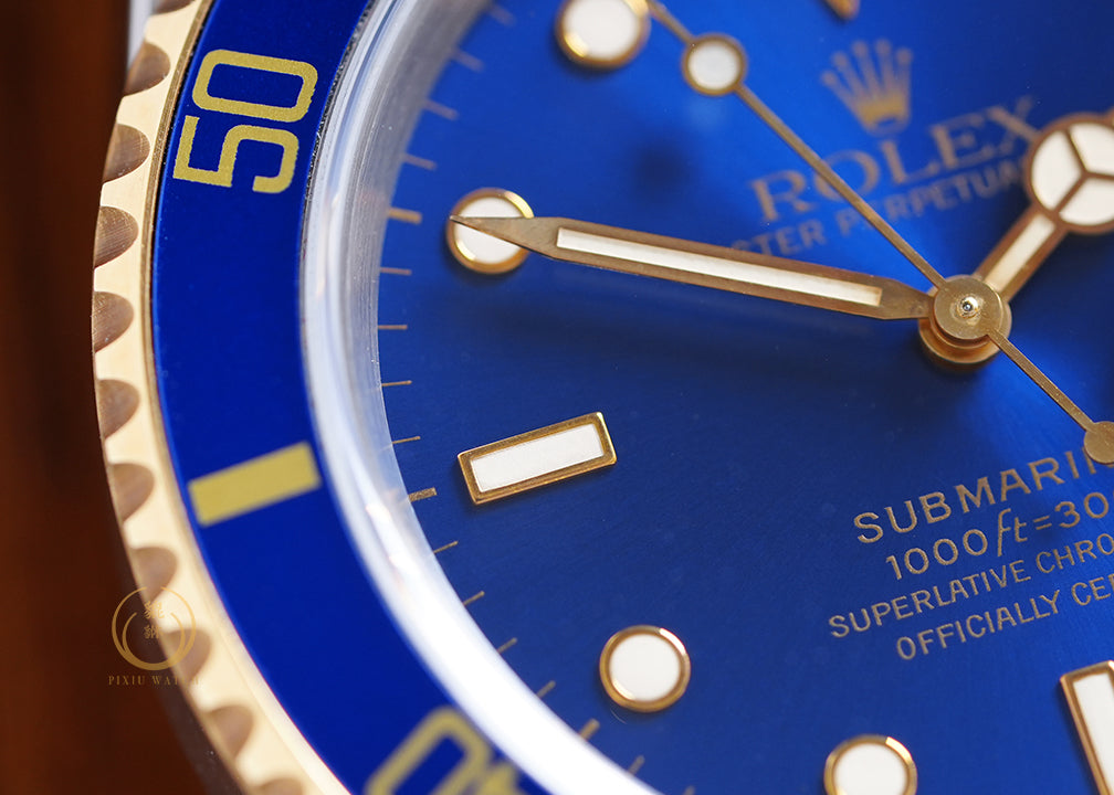 Rolex Sub Date Blue Tritium 16613
