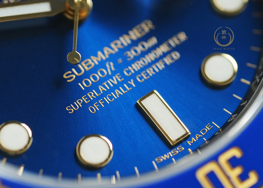 Rolex Sub Date Two Tone “Bluesy” 116613