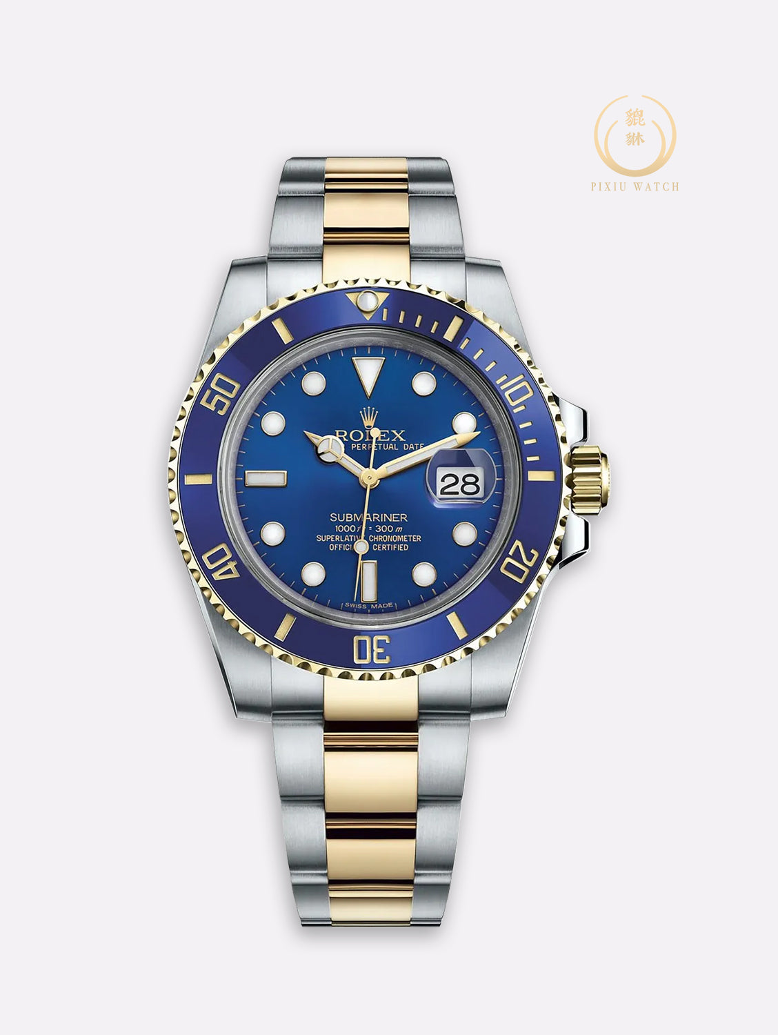 rolex-subdate-tt-blue-116613lb-secondhand-มือสอง