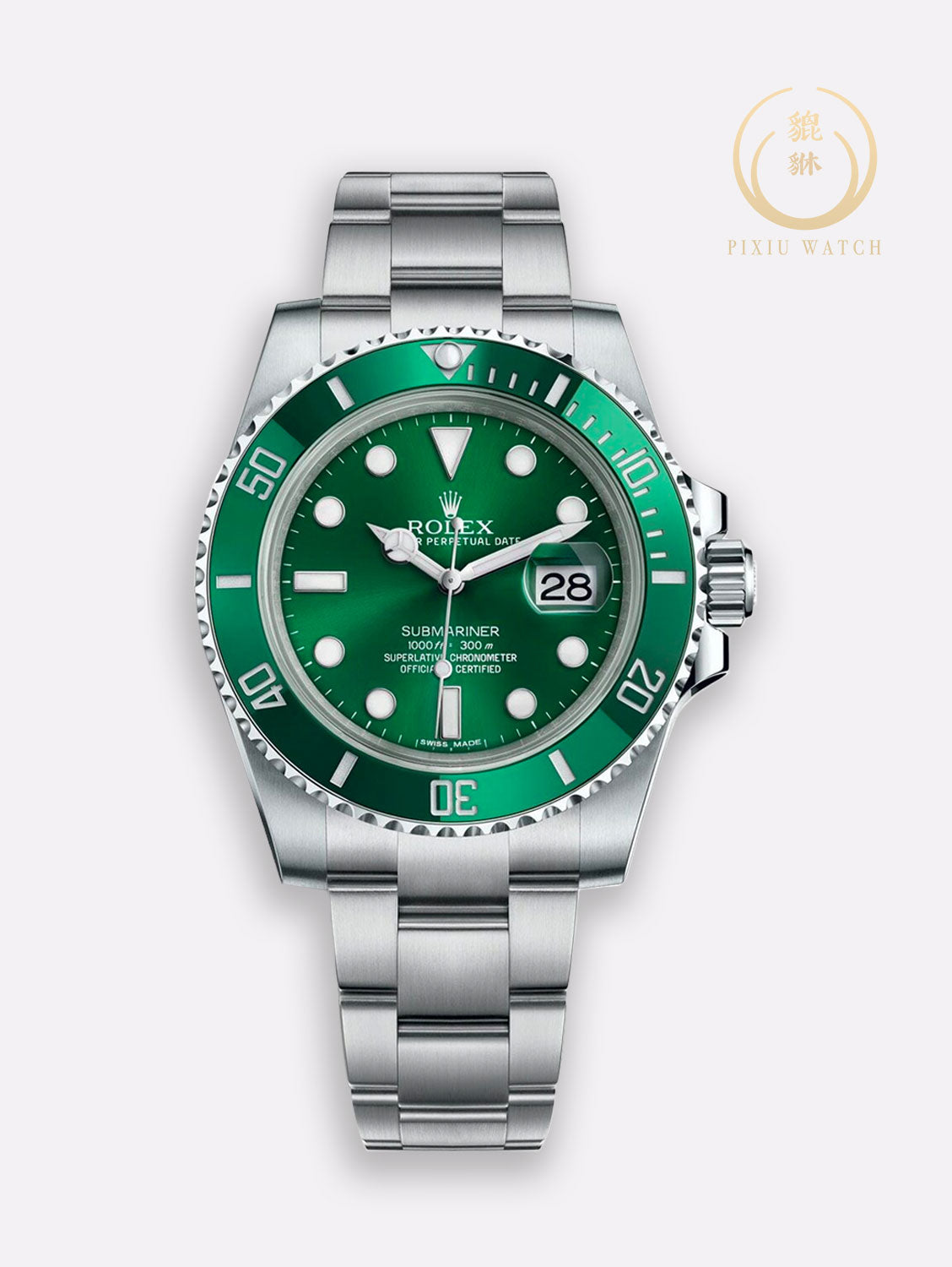 Rolex SubDate Hulk Scramble