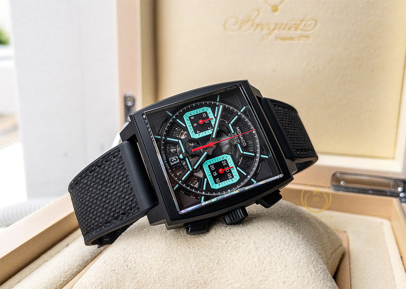 TAG Heuer Monaco Chronograph Titanium Turqouise