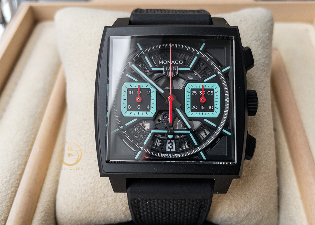 TAG Heuer Monaco Chronograph Titanium Turqouise