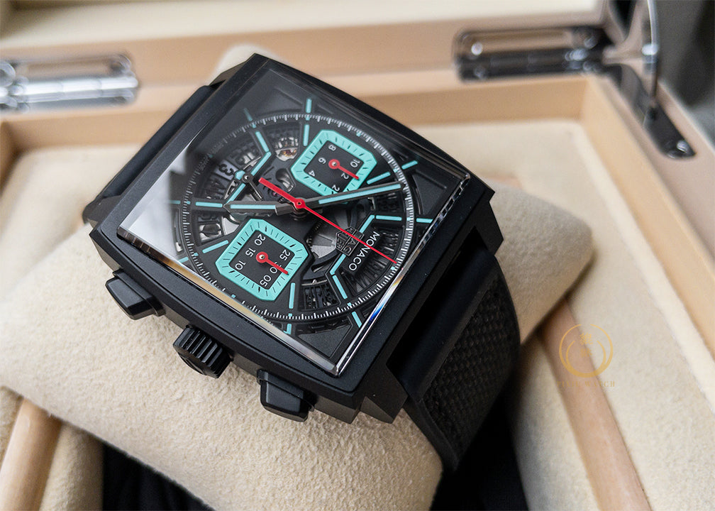 TAG Heuer Monaco Chronograph Titanium Turqouise