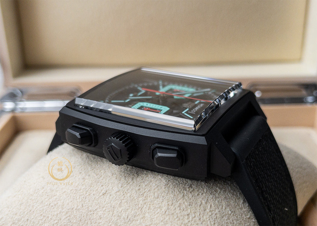 TAG Heuer Monaco Chronograph Titanium Turqouise